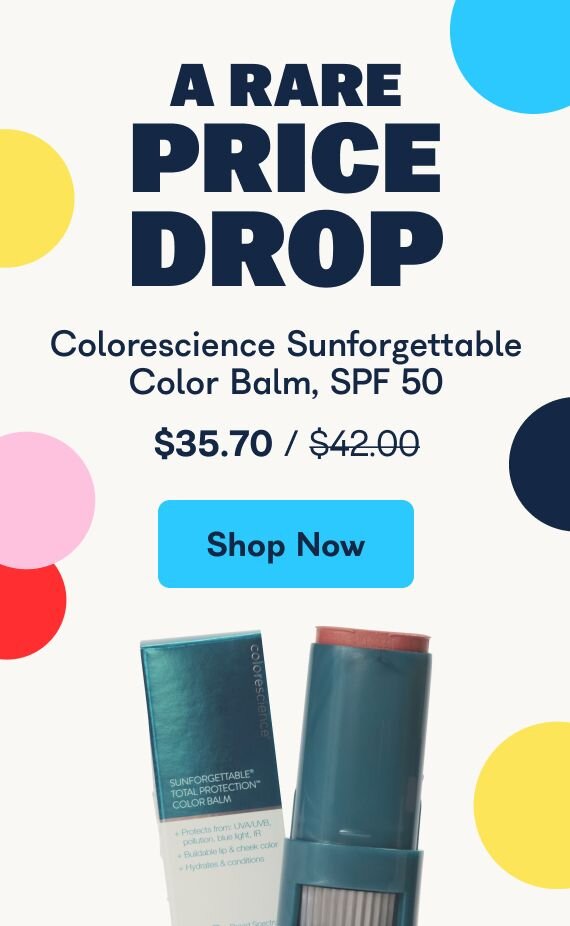 Rare Price Drop- Colorescience Sunforgettable Color Balm, SPF 50 - $35.70 - Shop Now