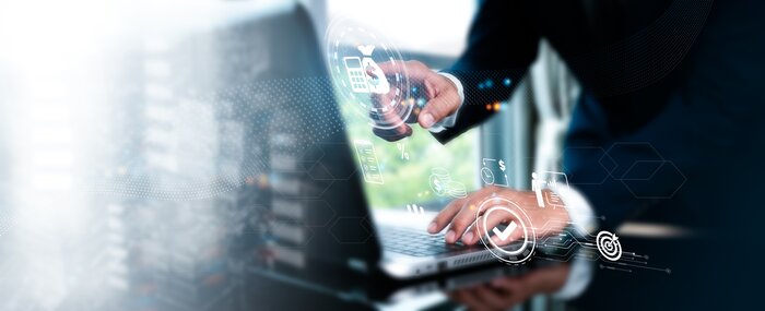 cfo working on cash flow management