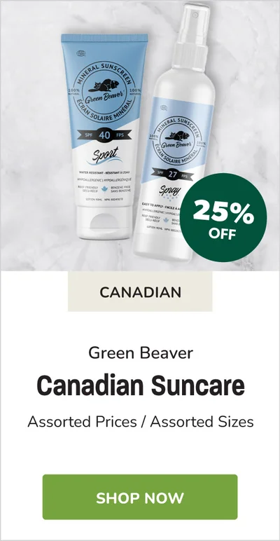 Green Beaver Canadian Suncare Sale