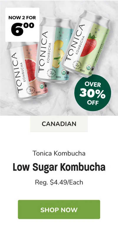 Tonica Low Sugar Kombucha
