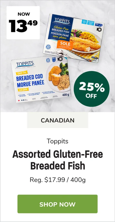 Toppits GF Breaded Fish