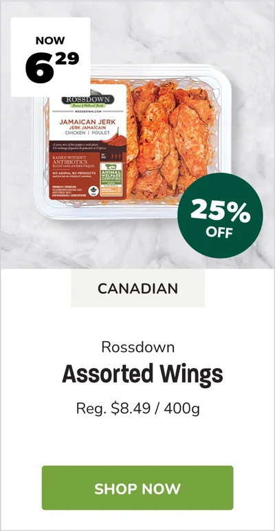 Rossdown Assorted Wings Sale 
