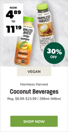 Harmless Harvest Organic Coconut Beverage Sale