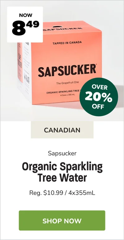 Sapsucker Organic Sparkling Tree Water