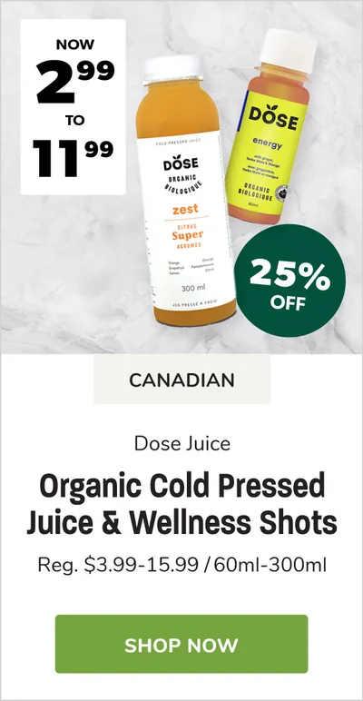 Dose Organic Cold Pressed Juices