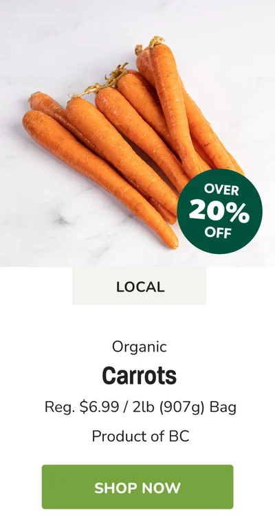 Local Organic Carrots Sale