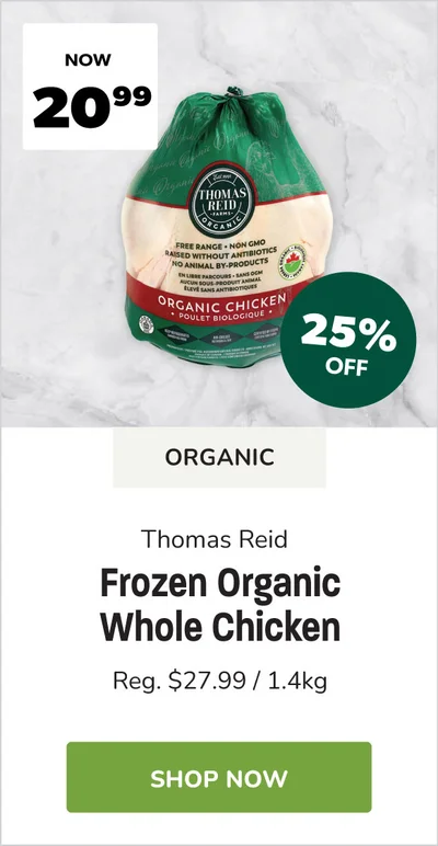 Frozen Organic Whole Chicken Sale
