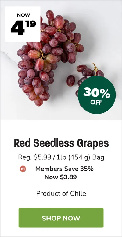 Red Seedless Grapes