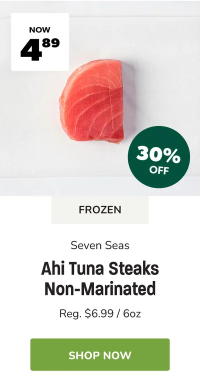 7seas Ahi Tuna Steaks Sale