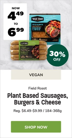 Field Roast Plant Based Sausages, Burgers & Cheese