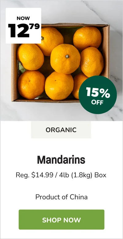 Organic Mandarins Sale