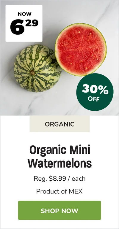 Organic Mini Watermelons