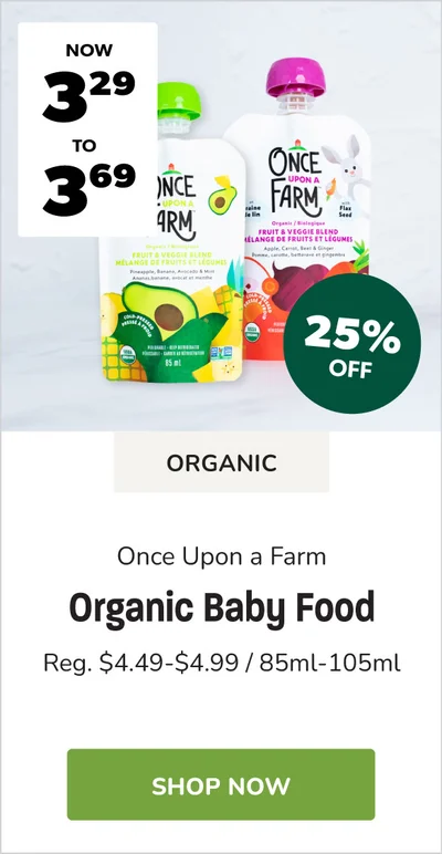 Once Upon a Farm Organic Baby Food