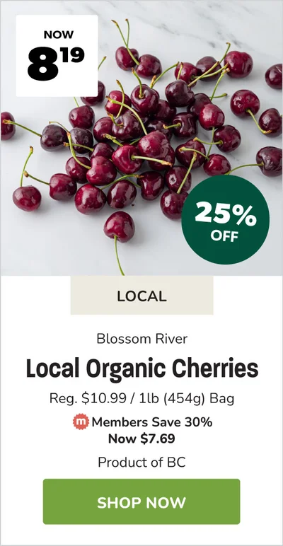 Local Organic Cherries