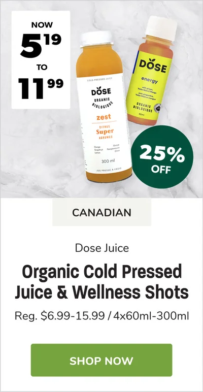 Dose Organic Cold Pressed Juices
