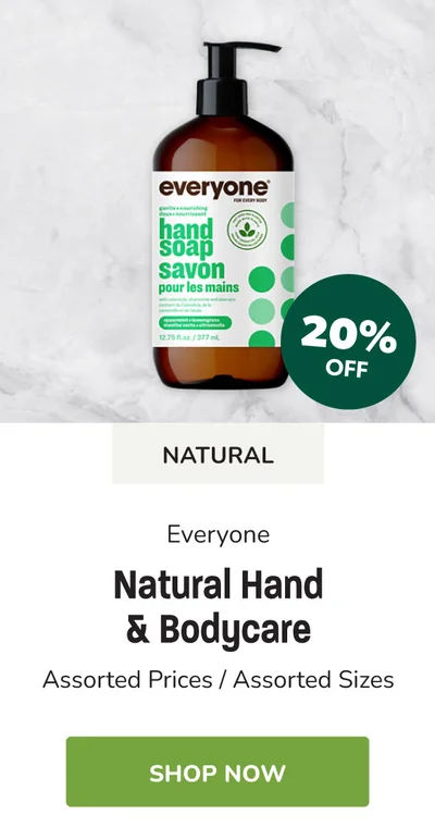 Everyone Natural Hand & Bodycare Sale 
