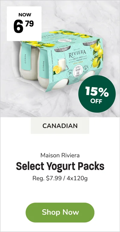 Maison Riviera Yogurt Packs
