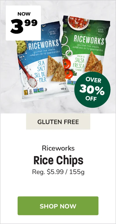 Riceworks Gluten Free Rice Chips