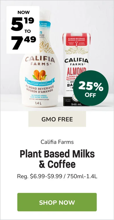 Califia Farms Plant-Based Milk & Coffee