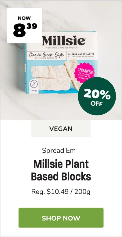 Spread'Em Millsie Plant Based Blocks Sale