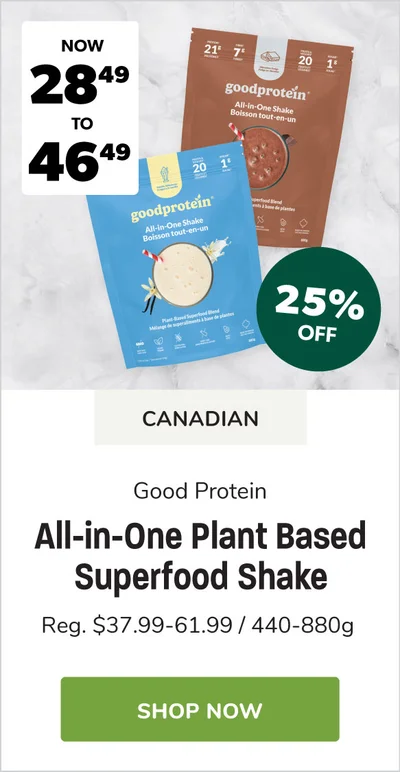 Good Protein Plant Based Superfood Protein Shake