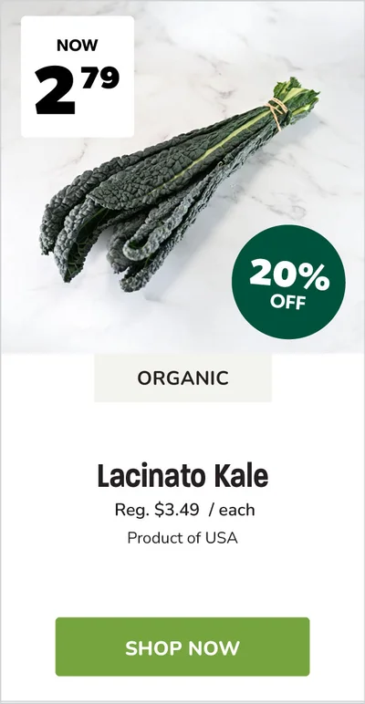 Organic Lacinato Kale Sale