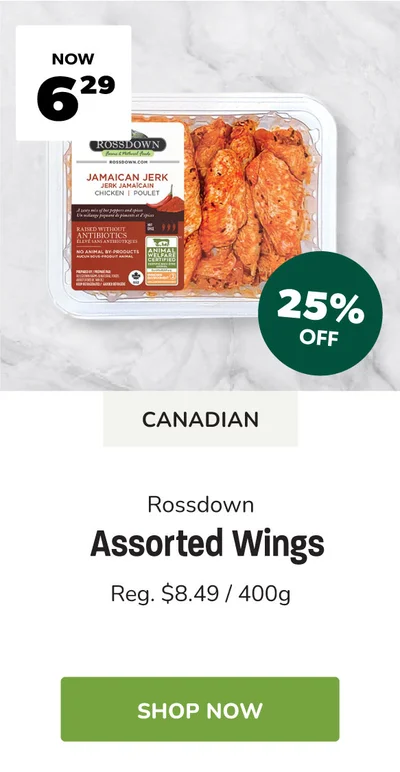 Rossdown Assorted Wings Sale 
