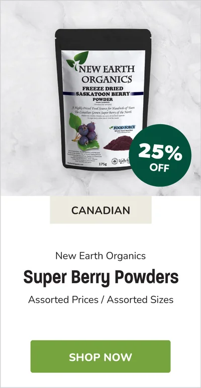 New Earth Organics Super Berry Powders