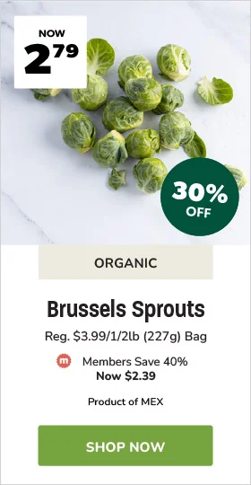 Organic Brussels Sprouts