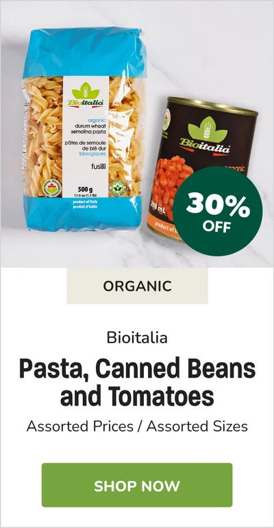 Bioitalia Pasta, Canned Beans & Tomatoes Sale