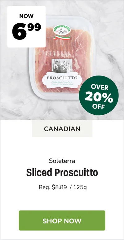 Soleterra Sliced Proscuitto Sale