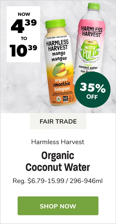 Harmless Harvest Organic Coconut Water 
