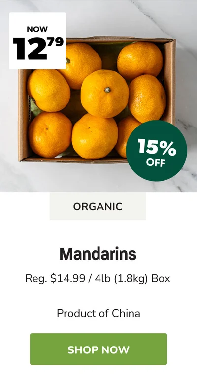 Organic Mandarins Sale