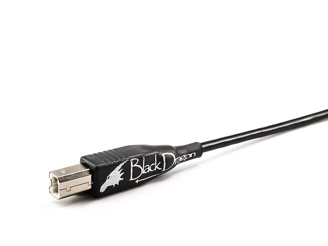 Black Dragon USB Type B Cable