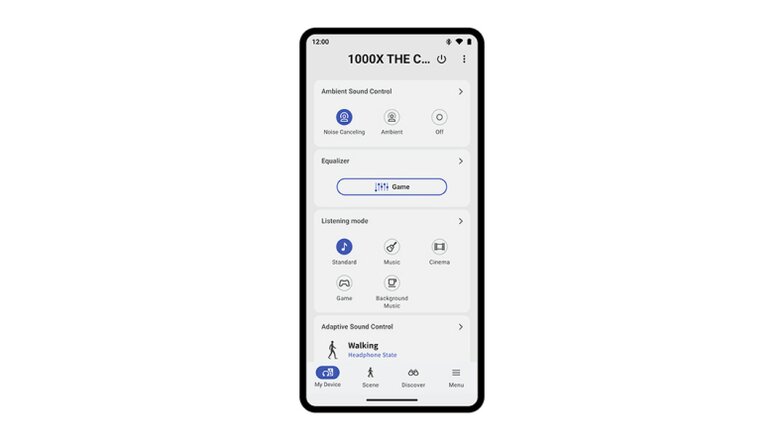 sony app open on phone