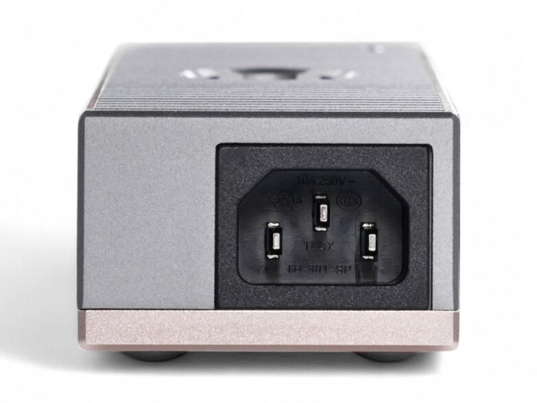 bottom side view of iPower Elite with plug opening