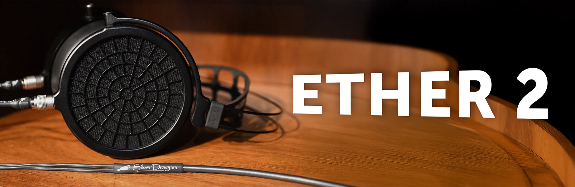 Ether 2 Dan Clark Audio ETHER 2 Headphones with Silver Dragon cable