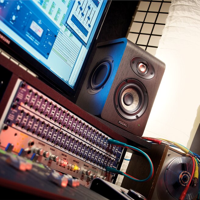 Monitor in a studio