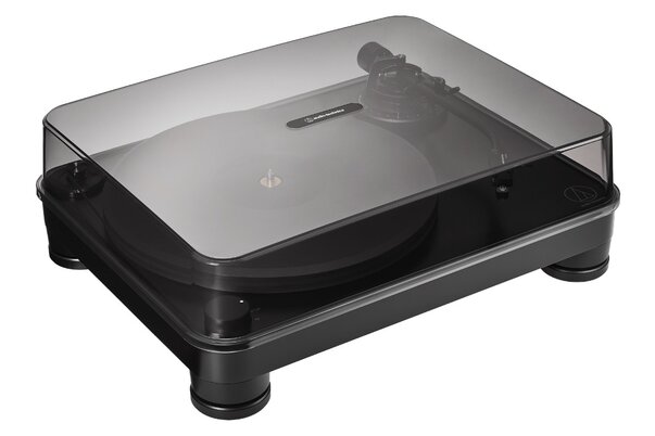 Audio-Technica AT-LP7X Turntable with dust cover on