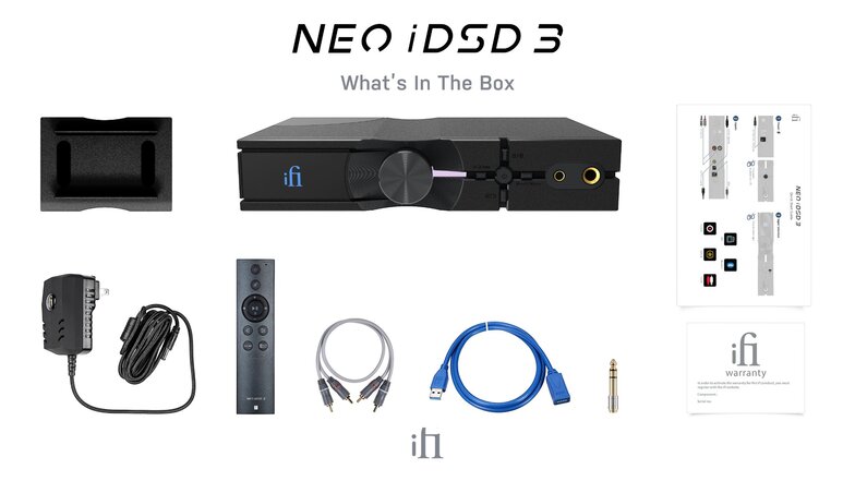 Fi NEO iDSD 3 whats in the bo