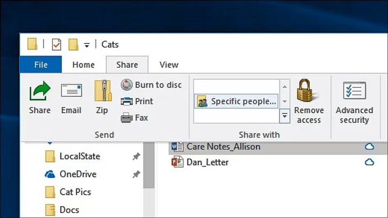 file folder screenshot