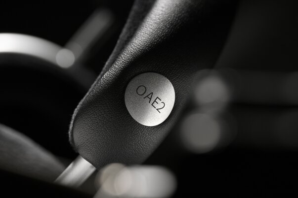 Grell Audio OAE2 Headphones close up shot 