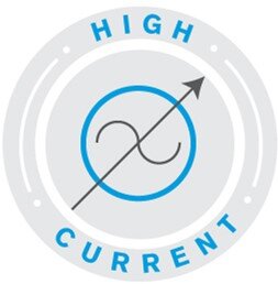 high instantaneous current capability badge