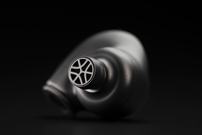 ASTRU Dynamic Driver IEM one earbud showing driver