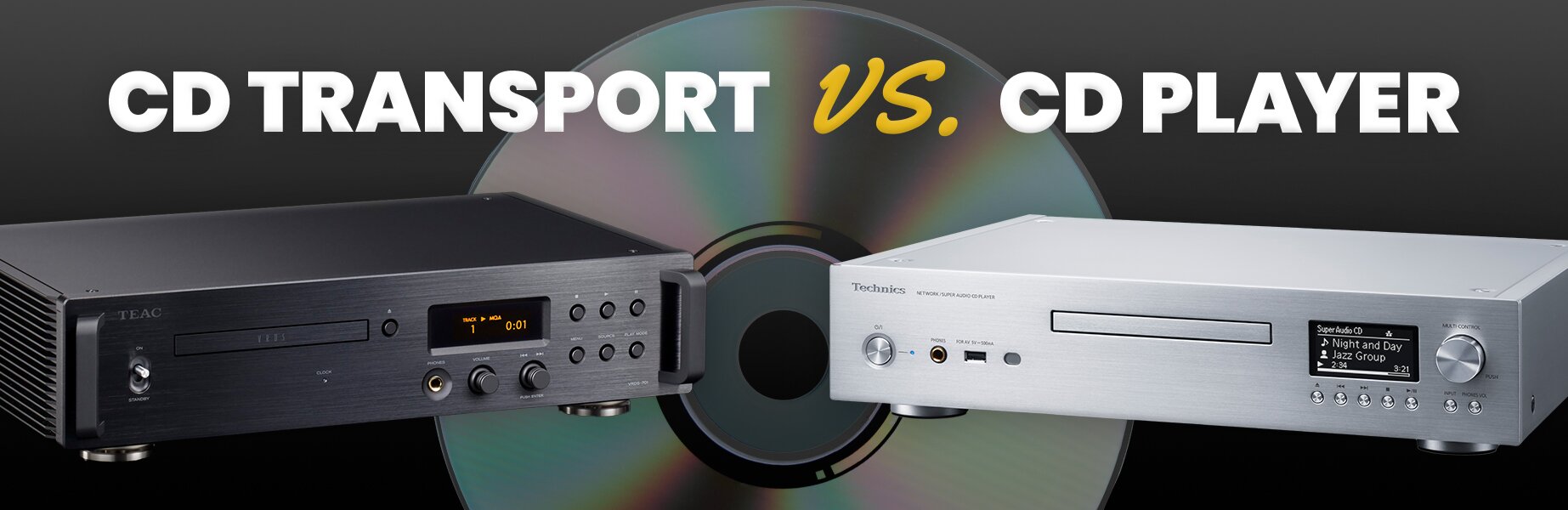 TEAC VRDS-701T CD Transport and TEAC VRDS-701 CD Player and USB DAC