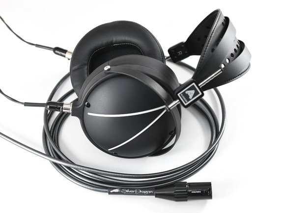 Audeze LCD-2 closed back with Silver Dragon Headphone Cable