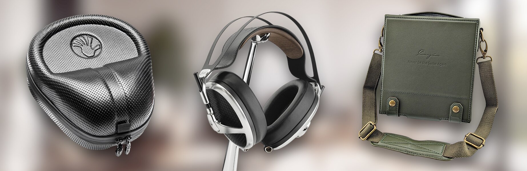 Dan Clark Audio Headphone case, Meze audio Headphone, and Cayin headphone carrying case