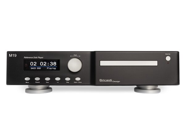 Bricasti M19 SACD/CD Transport front panel view