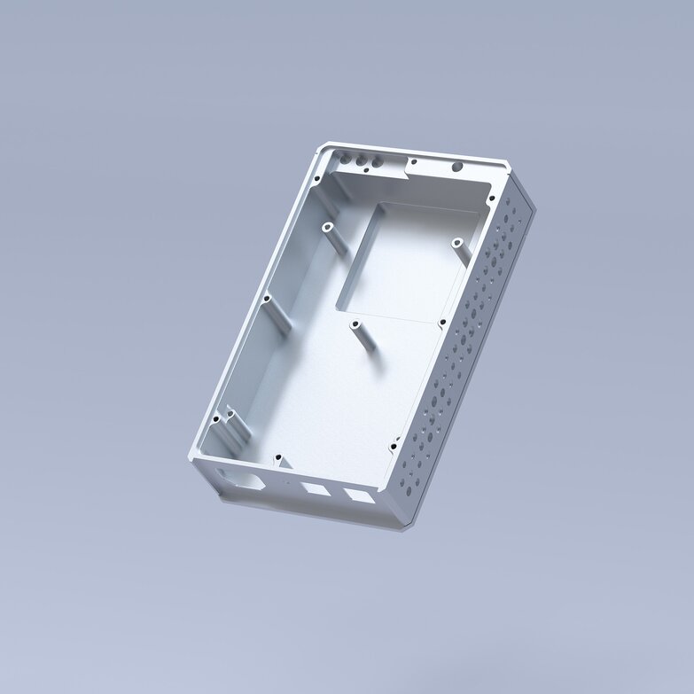 CNC-machined unibody aluminum enclosure SI-1