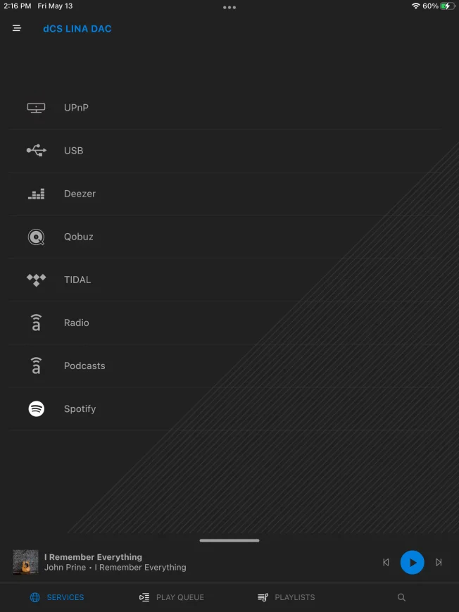 dCS Mosaic App screenshot